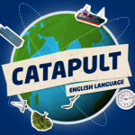 planet earth with Caapult written across it on a banner